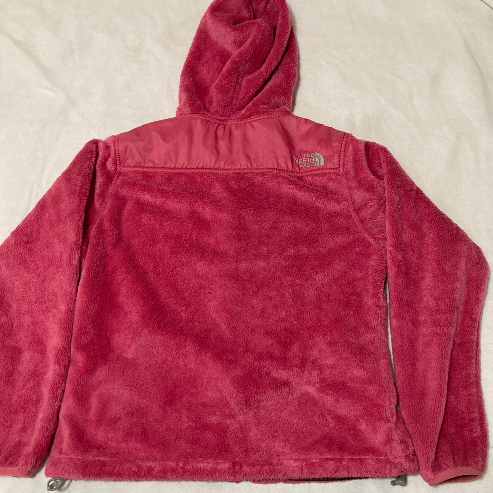 The North Face Women's Osito Jacket Full Zip Fuzzy Fleece Women SZ M Pink - Picture 3 of 16